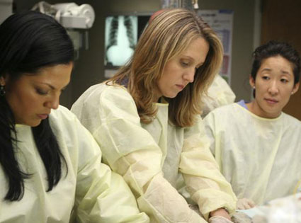 Sara Ramirez, Brooke Smith, Sandra Oh, Grey's Anatomy Sara Ramirez, Brooke Smith, Sandra Oh, Grey's Anatomy